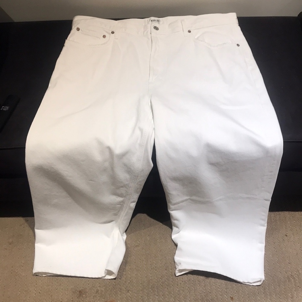 Agolde White Jeans
